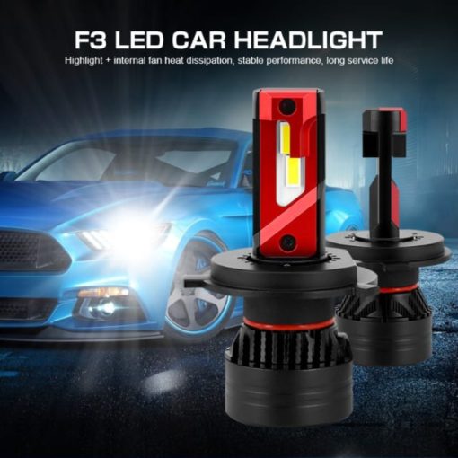 AUTOBAHN LED F3 G-XP Automotive grade 100W 20000lm 6500K white Headlight bulb (12V,50W,2 bulbs) - Image 2