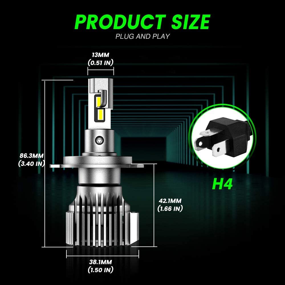 AUTOBAHN A6 LED headlight bulb 100W 20000lm G-XP3 Bright