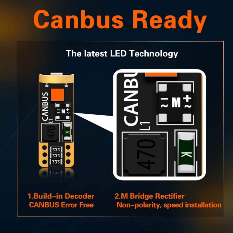 AUTOBAHN T10 Amber LED W5W Turn Indicator 500LM Bright