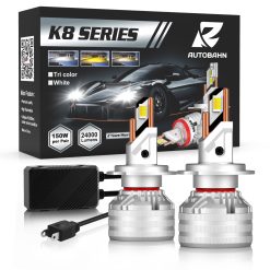 Tri-Colour LED headlight